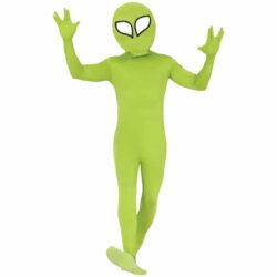 Volwassen kostuum groene alien