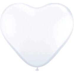 Ballonnen wit harten 30 cm (100 stuks) Ballonnen wit harten 30 cm (100 stuks)