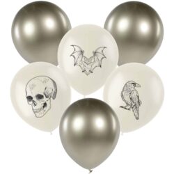 Latexballonnen creepy curiosities - 6 stuks
