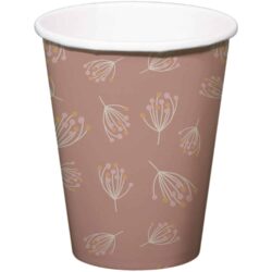 Bekers blooming baby girl - 250 ml - 8 stuks Bekers blooming baby girl - 250 ml - 8 stuks