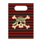 Uitdeelzakjes piraten - 6 stuks - 16,5 x 23 cm