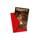 Piraten uitnodigingskaarten - 6 stuks - 15 x 10 cm