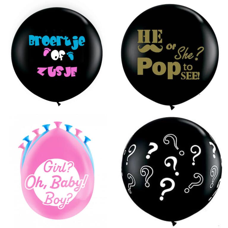 Gender reveal ballon