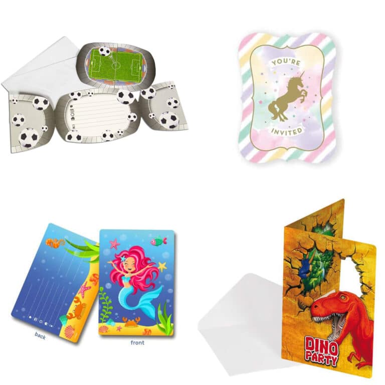 Uitnodigingen Kinderfeestje