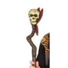 Voodoo staf doodshoofd - 1 meter