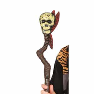 Voodoo staf doodshoofd - 1 meter