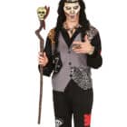 Voodoo staf doodshoofd - 1 meter