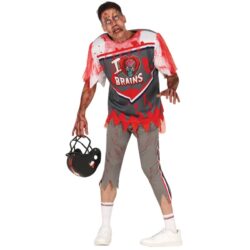 Herenkostuum zombie rugby player
