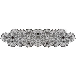 Tafelloper Happy Halloween - spinnenweb - 184 cm x 45 cm