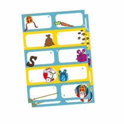 Sinterklaas cadeaustickers (20 stuks)