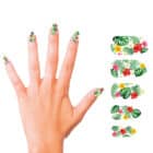 Tropical Hawaii nagels met lijm (10 stuks)