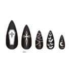 Vampire lange nagels met lijm (10 stuks)