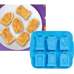 Siliconen koekjesvorm grafstenen - blauw