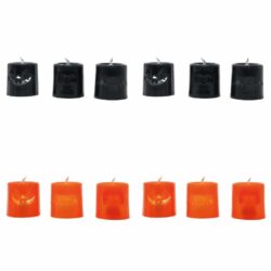Halloween LED kaarsjes - 12 stuks