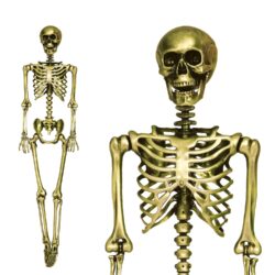 Halloween Pop Skelet goud (160 cm)