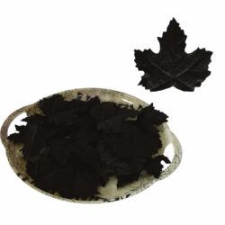 Zwarte herfstbladeren – 24 stuks – 9-10 cm