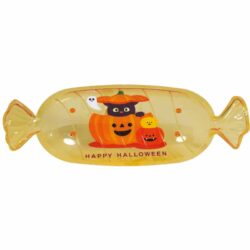 Oranje Halloween snoep schaal - 34 x 13 cm