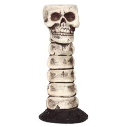 Kaarsenhouder skelet - 17 x 6 cm