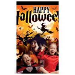 Backdrop happy Halloween 220 x 150 cm