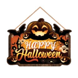 Houten hangbord Halloween -  35 x 20 cm