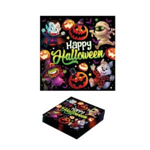 Servetten little monsters - 20 stuks - 16 x 16 cm