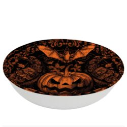 Halloween schaal gothic pumpkins - 32 x 6 cm