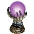 Glazen bol waarzegster met licht - 23 cm