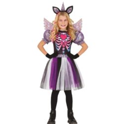 Meisjes jurk dark unicorn