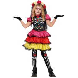 Meisjes jurk Catrina regenboog