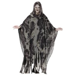 Heren poncho grey ghost - L