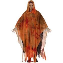 Heren poncho orange ghost - L