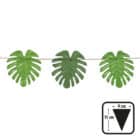 Slinger palmbladeren - 4 m