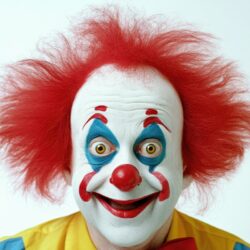 Clown pruik
