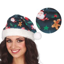 Groene foute kerstmuts - santa claus - 1 stuks