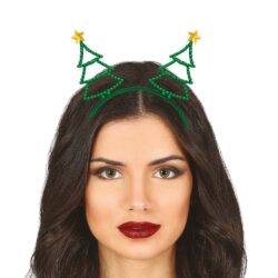 Tiara kerstbomen deluxe (metaal)