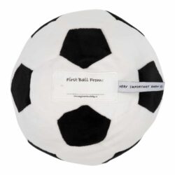 My first football met belletje wit-zwart - 1 stuks