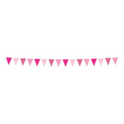 Vlaggenlijn perfect pink - 6 meter