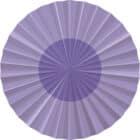 Decoratiewaaiers posh purple - 3 stuks