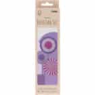 Decoratiewaaiers posh purple - 3 stuks