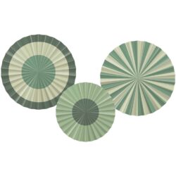 Decoratiewaaiers serene sage - 3 stuks