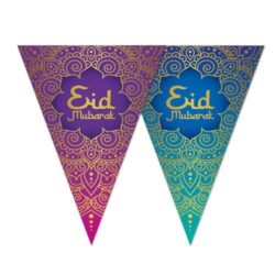 Vlaggenlijn 'Eid Mubarak Gold' (6 meter)