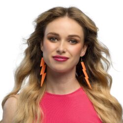 Oorbellen Flash NEON Oranje