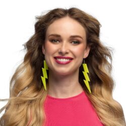 Oorbellen Flash NEON Geel