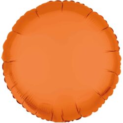 Folieballon rond - neon oranje - 45 cm