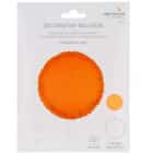 Folieballon rond - neon oranje - 45 cm