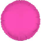 Folieballon rond - neon roze - 45 cm