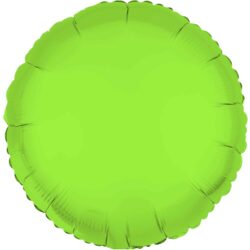 Folieballon rond - neon groen - 45 cm
