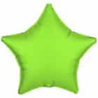Folieballon ster - neon groen - 45 cm