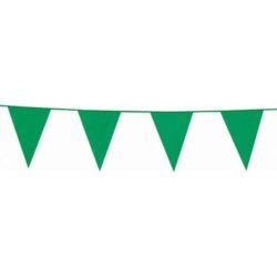 Vlaggenlijn PE - groen - 10 m