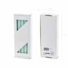 Dinerkaarsen mat salie groen - 24 cm - 10 stuks